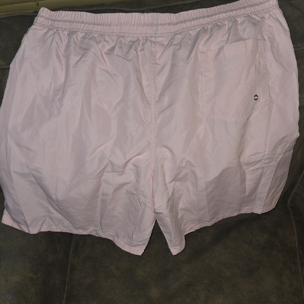Light Pink Drawstring Shorts - Picture 3 of 4